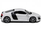 Maisto White / Black / Red 1:18 Scale Diecast Audi R8 Model