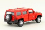 Red / Yellow 1:43 Scale Kids Diecast Hummer H3 Toy