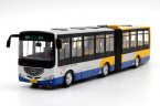 1:64 Scale NO.27 Diecast Jinghua Beijing Articulated Bus Model