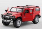 1:32 Scale Red / Yellow / Black Kids Diecast Hummer H2 Toy