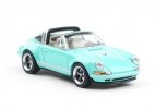 Blue 1:64 Scale Diecast Porsche Targa Model