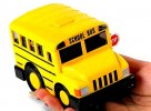 Pull-Back Function Classical Yellow School Bus