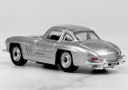 1:64 Scale Silver Diecast 1954 Mercedes-Benz 300 SL Model