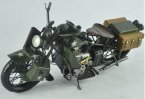 Large Scale Army Green Tinplate 1943 Harley Davidson WLA Model