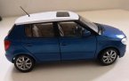 1:18 Scale Blue / Red / Orange Diecast Skoda Fabia Model