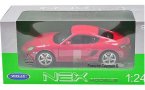 Red 1:24 Scale Welly Diecast Porsche Cayman S Model