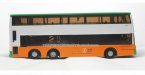 1:64 Scale White-Green NO.8 Hong Kong RC Double Decker City Bus