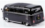 Black 1:25 Scale MaiSto Diecast VW Van Samba Model