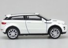 Kid 1:36 White /Light Green / Red Diecast Range Rover Evoque Toy