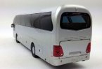 Silver 1:43 Scale Die-Cast Neoplan Young Man Tour Bus Model