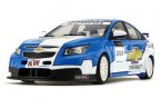 Blue 1:18 Scale Diecast 2009 Chevrolet Cruze WTCC Model