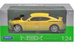 Red / Yellow 1:24 Welly Diecast Dodge Charger Daytona R/T Model