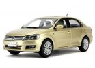 Blue / Golden / Gray 1:18 Diecast VW New Santana Model