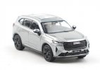 1:64 Scale Gray / Blue / Deep Blue Diecast 2021 Haval H6 Model