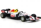 White 1:43 Scale Diecast Honda e:Technology RB168 F1 Model