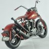 Handmade Wine Red Medium Scale Tinplate Harley Davidson Model