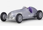 Silver 1:24 Scale Welly Diecast 1937 Mercedes-Benz W125 Model