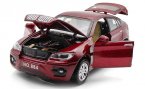 Kids Black / Red / White / Silver 1:32 Scale Diecast BMW X6 Toy