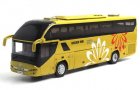 Yellow 1:42 Scale Die-Cast Higer H92 Coach Model