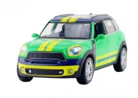 1:32 Green FIFA World Cup Diecast Mini Cooper COUNTRYMAN Toy