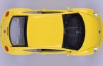 Yellow 1:18 Scale Bburago Diecast VW New Beetle Model