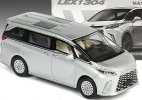 1:64 Scale Black /White /Silver Diecast 2023 Lexus LM500h Model