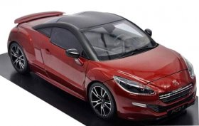 Wine Red 1:18 Scale Norev Diecast Peugeot RCZ R Model