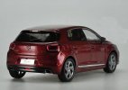 Red 1:18 Scale Diecast Citroen DS 4S Model