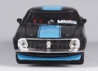 Black-Blue 1:24 Scale Diecast 1970 Ford Mustang Boss 302 Model