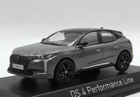 1:43 Scale Gray NOREV Diecast 2021 DS 4 Performance Line Model