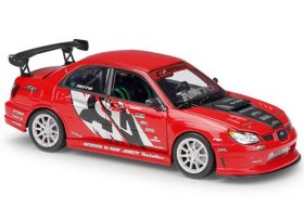 1:24 Scale Welly Red Diecast Subaru lmpreza Performance Model