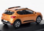 Orange 1:43 Scale NOREV Diecast Dacia Sandero Stepway Model