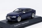 Gray /Black /Blue /White 1:43 Diecast Audi RS7 Sportback Model