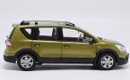 1:18 Scale Gray / Yellow Diecast Nissan Livina Model