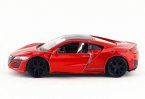 Kids 1:36 Scale Welly Red 2015 Diecast Honda Acura NSX Toy