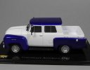1:43 Blue-White IXO Diecast 1962 Chevrolet Alvorada Model