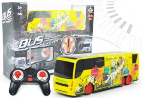 Kids Plastics Yellow Super Functions R/C Tour Bus Toy