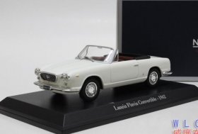 1:43 White NOREV Diecast Lancia Flavia Convertible Model