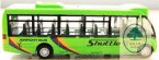 Pull-back Function Green / White Kids Airport Theme Bus Toy