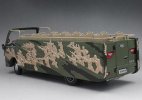 1:24 Scale Army Green Diecast Ankai Best Double Decker Bus Model
