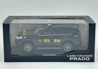 1:30 Black Police Diecast 2018 Toyota Land Cruiser Prado Model