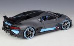 Deep Gray 1:18 Scale Bburago Diecast Bugatti Divo Model