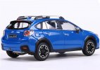 Blue 1:43 Scale Diecast 2016 Subaru XV SUV Model