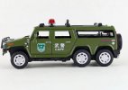 Police 1:32 Kids Army Green /Black /White Diecast Hummer H2 Toy