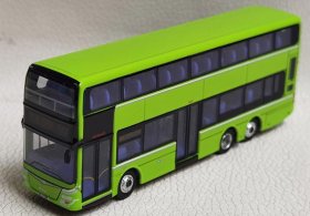 1:120 Green Singapore Diecast MAN A95 Double Decker Bus Model