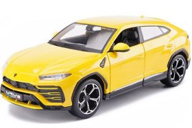 Gray / Yellow 1:24 Scale Maisto Diecast Lamborghini Urus Model