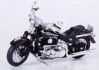 Black 1:18 Maisto Diecast Harley-Davidson Motorcycle Model