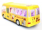 Kid Plastic Yellow /Red Full Function Cartoon Design R/C Bus Toy