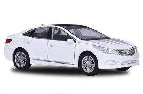 1:36 Scale White Welly Diecast Hyundai Grandeur Toy