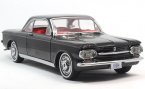 Black 1:18 Scale SunStar Diecast 1963 Chevrolet Corvair Model